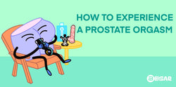 Cartoon butt enjoying BEISAR toys for prostate orgasm achievement