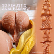 BEISAR Deen realistic body details including testicles, anal opening and internal channel design