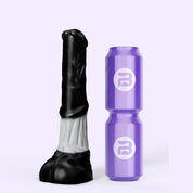 BEISAR Faunus black white height comparison showing adjustable product size