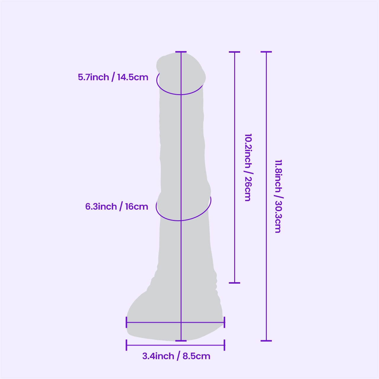 BEISAR Faunus black white size and dimension guide