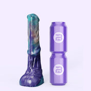 BEISAR Faunus blue gold size comparison with bottle