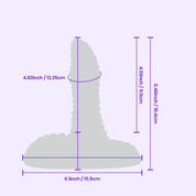 BEISAR Fox product dimensions and ergonomic size chart image