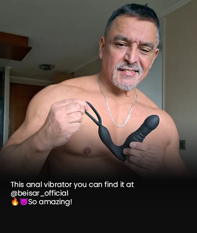 fredyisback01 with BEISAR Petalwish 2 anal vibrator showcasing product experience