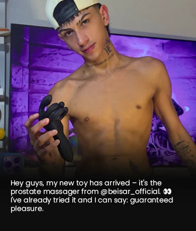 Noah_Koa_ with BEISAR Clawer prostate massager showcasing product experience and review