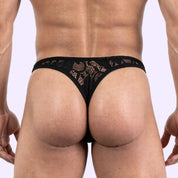 BEISAR Lace Bikini Panties worn back view showcasing fit and lace underwear design