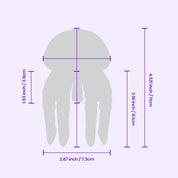 BEISAR Locks product size and dimensions guide image