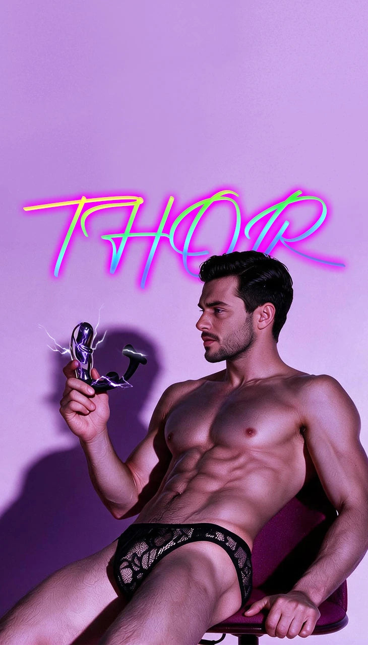 BEISAR Thor E-Stim Anal Prostate Massager with dual E-Stim technology, BDSM play and precision stimulation features