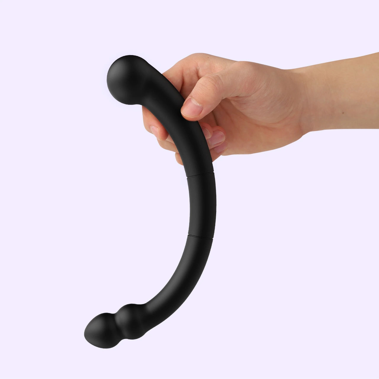 BEISAR Pelor anal hook held showing classic hook shape
