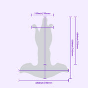 beisar perseus blue detailed size measurement display