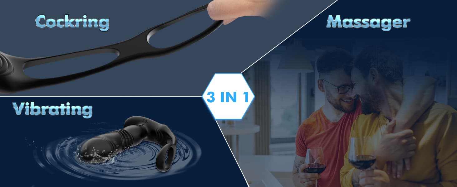 beisar petalwish3 3in1 ring vibration massage
