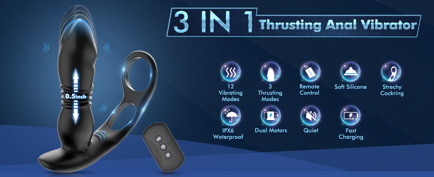 beisar petalwish3 3in1 thrust vibration