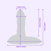 BEISAR Poptint vibrator detailed size measurement chart