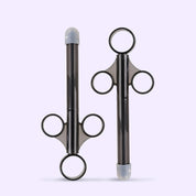 Two BEISAR Prelude silicone lube applicators displayed vertically