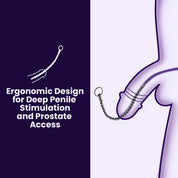 BEISAR Priapus urethral stimulation toy shown in a product use scenario
