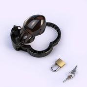 BEISAR Prometheus adjustable male chastity cage showcasing its flexible sizing design