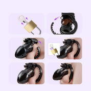 BEISAR Prometheus E-Stim male chastity cage step-by-step setup and usage guide