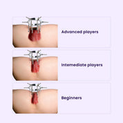 BEISAR Proteus anal dilator size comparison for beginner, intermediate and advanced levels