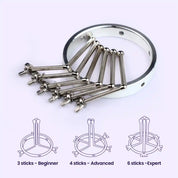 BEISAR Proteus anal dilator parts, components and stainless steel construction