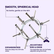 BEISAR Proteus stainless steel anal dilator construction and design details