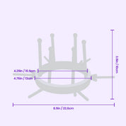 BEISAR Proteus stainless steel anal dilator dimensions and size guide