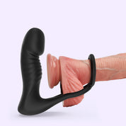 BEISAR Puck dual ring prostate massager wearing display