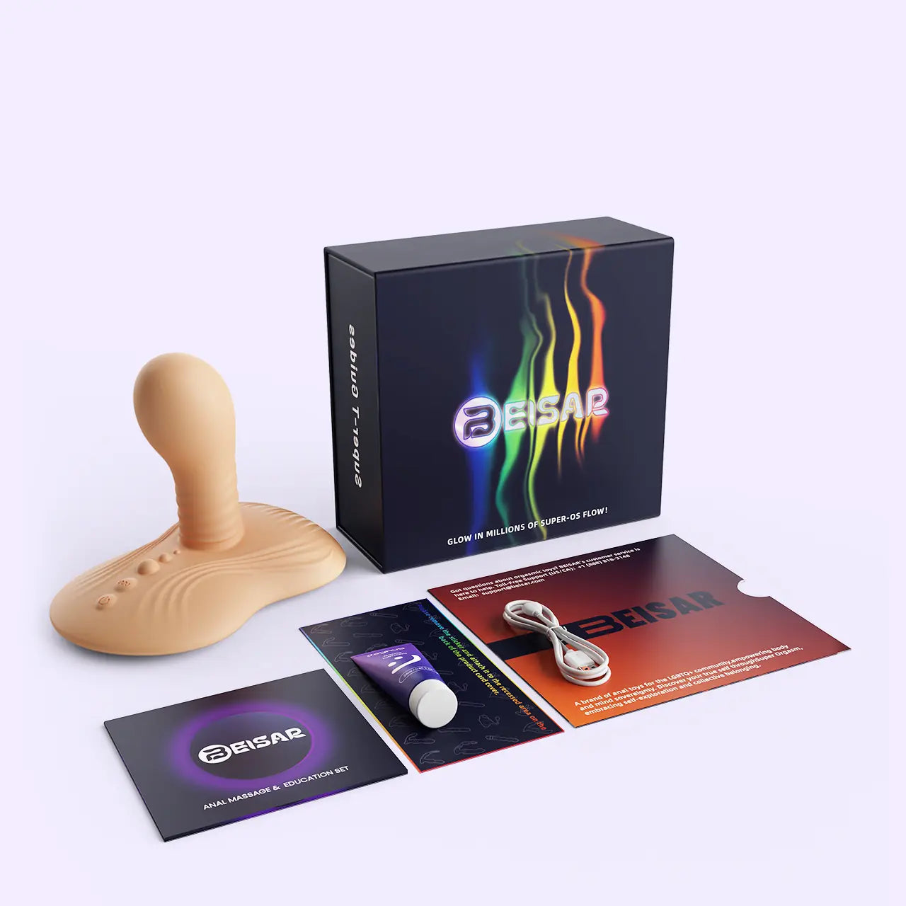 BEISAR Robinson nude packaging contents and accessories overview