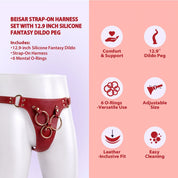 BEISAR Strap-On Harness Set With Divers highlighting 6 key features
