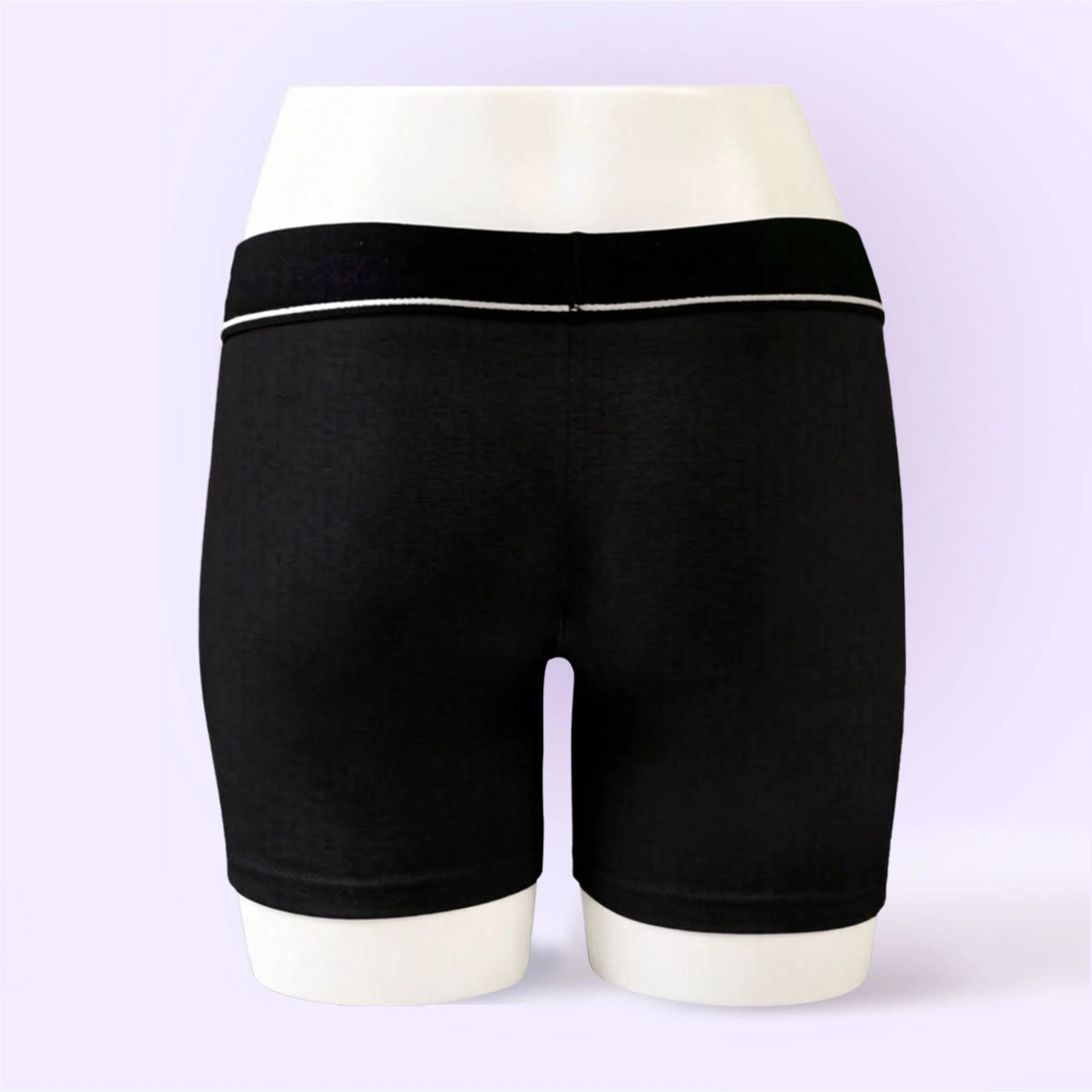 Back view of BEISAR Unisex Strap-On Harness Briefs black