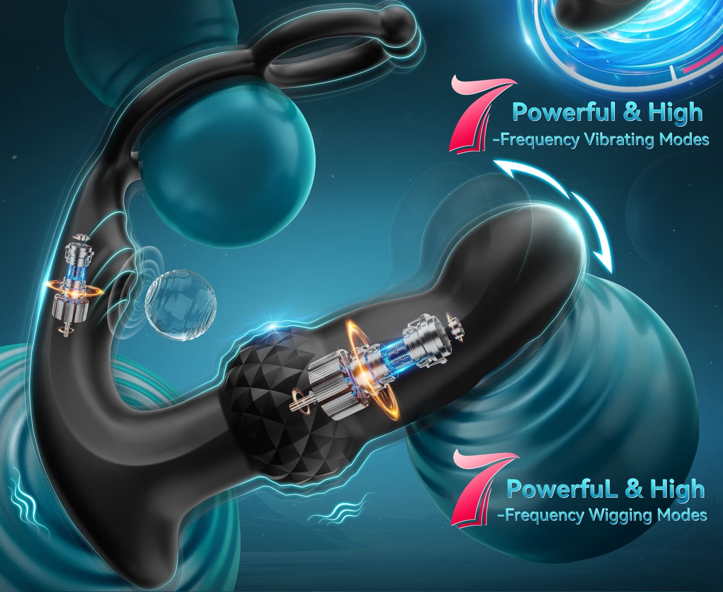 beisar victor black 7 vibration modes