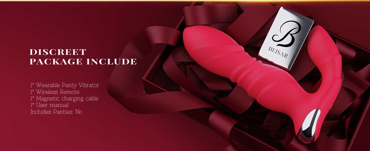 beisar vividpulse red discreet packaging