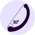 Ergonomic Angled Design