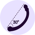 Ergonomic Angled Design