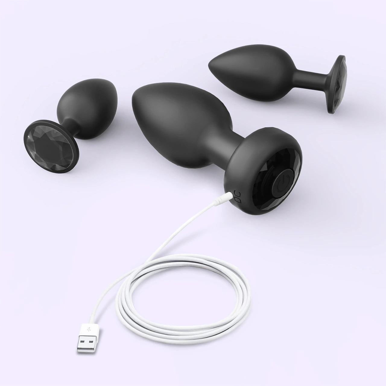 Peachy set black charging port display