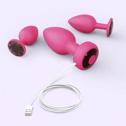 Peachy set magenta charging port display