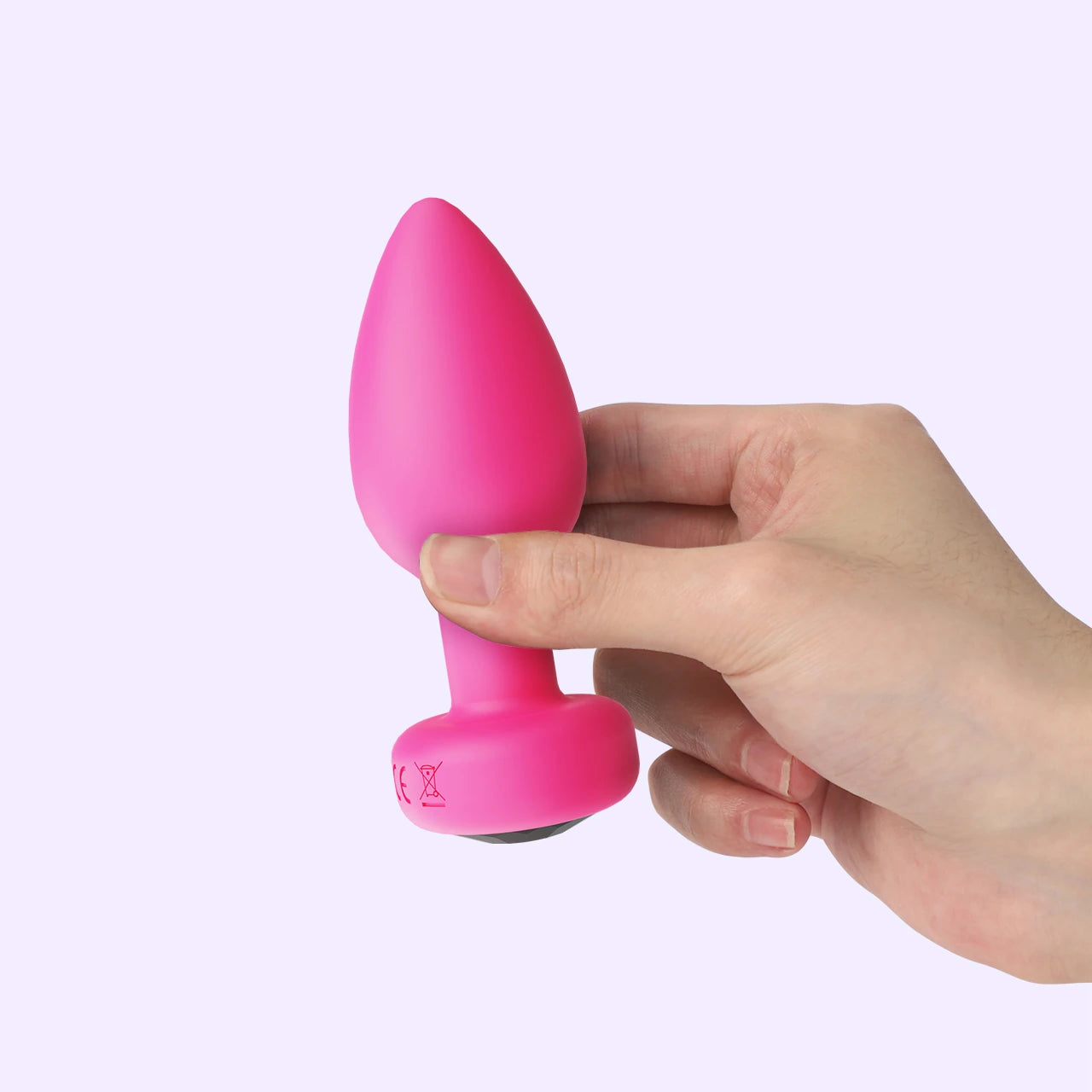 Peachy set magenta held in hand