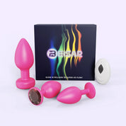 Peachy set magenta with packaging display