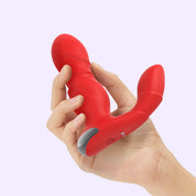 VividPulse red held in hand